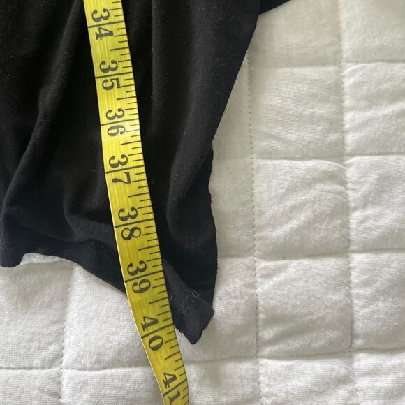 EILEEN FISHER Dress Womens Small Black Jersey Knit Asymmetric Minimalist Capsule - Picture 11 of 11